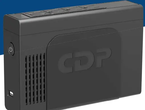 [LI504] UPS Standby CDP Li-504 batería de litio (LiFePO4) 500VA/ 250W 12.8V/51.2Wh 4 NEMA 5-15R 1x USB-A de carga 2.4A